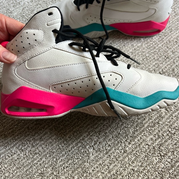 Jordan Lift Off South Beach White and Pink Sneakers - Picture 5 of 14